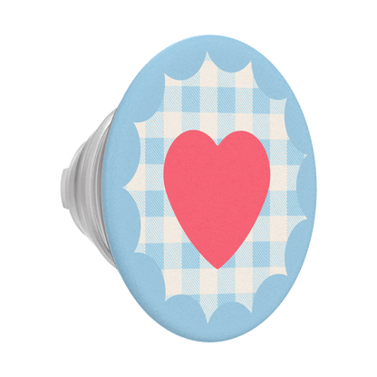 Gingham Heart —  MagSafe PopGrip - US 64286