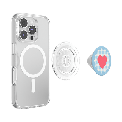 Gingham Heart —  MagSafe PopGrip - US 17148