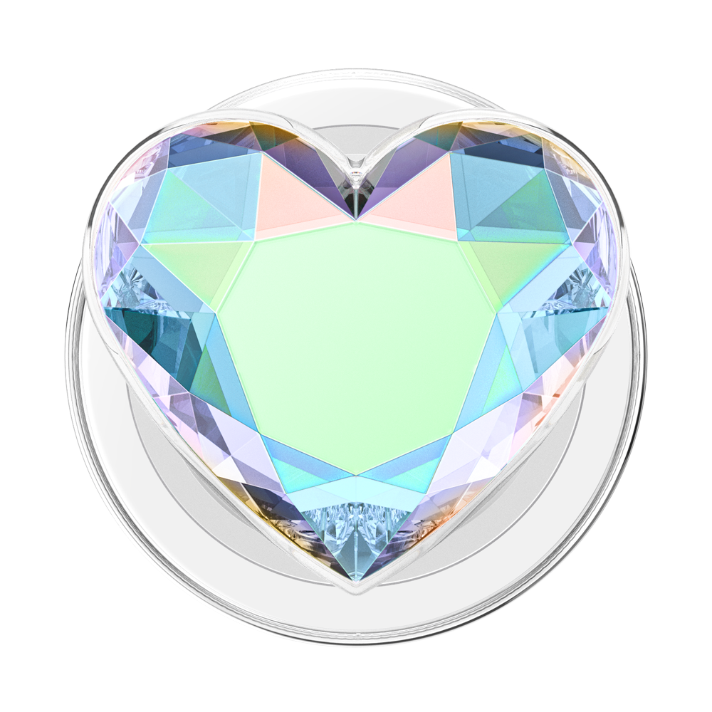 Iridescent Crystal Heart — MagSafe PopGrip - US 61777