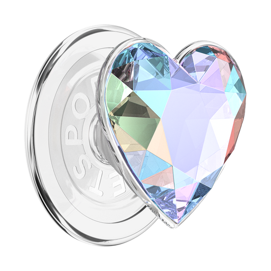 Iridescent Crystal Heart — MagSafe PopGrip - US 96557