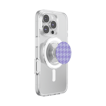Lilac Houndstooth — MagSafe PopGrip - US 02595