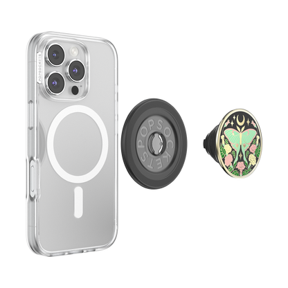 Enamel Luna Moth — MagSafe PopGrip - US 52503