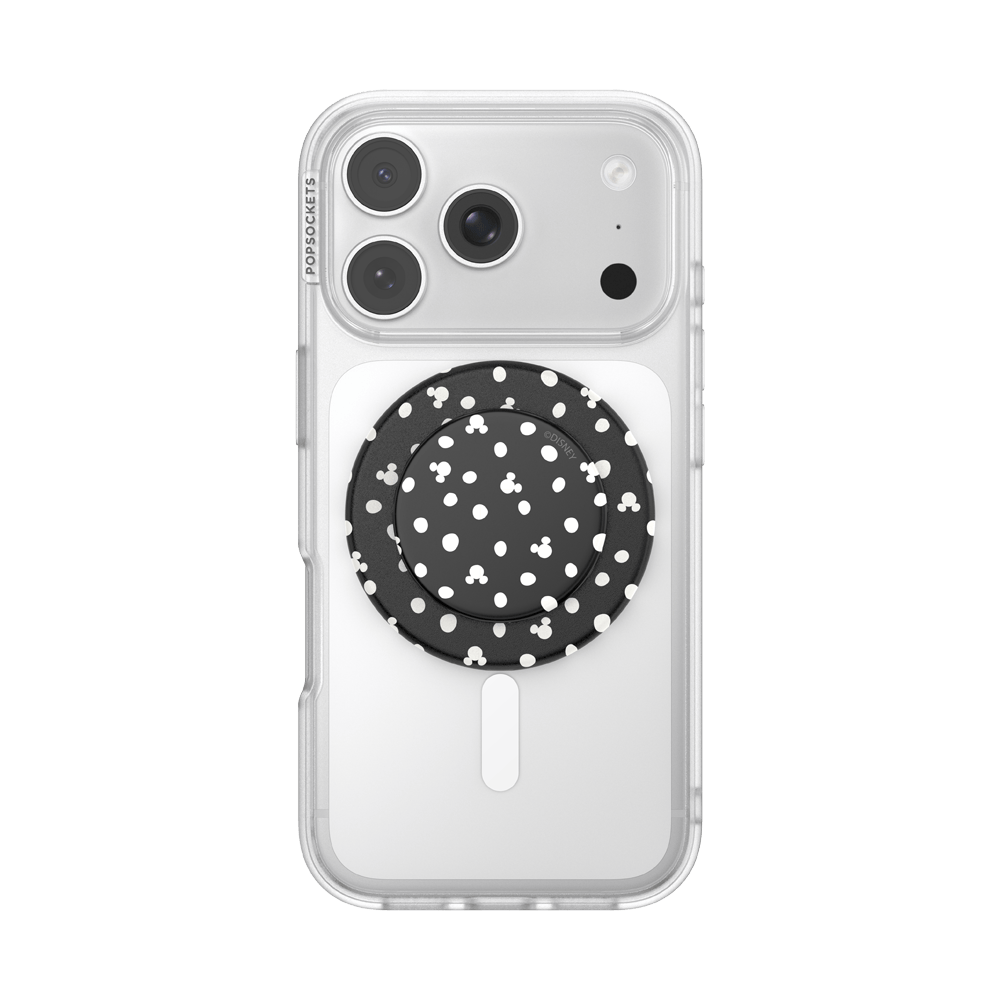 Mickey Polka Dot Black — MagSafe PopGrip - US 78067