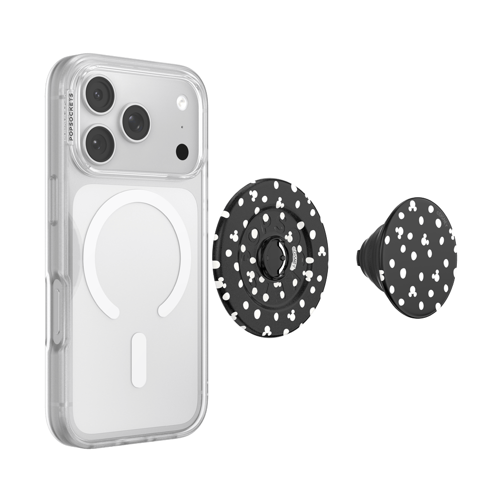 Mickey Polka Dot Black — MagSafe PopGrip - US 59918