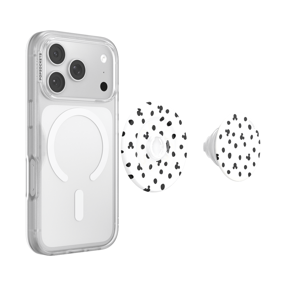 Mickey Polka Dot White — MagSafe PopGrip - US 03810