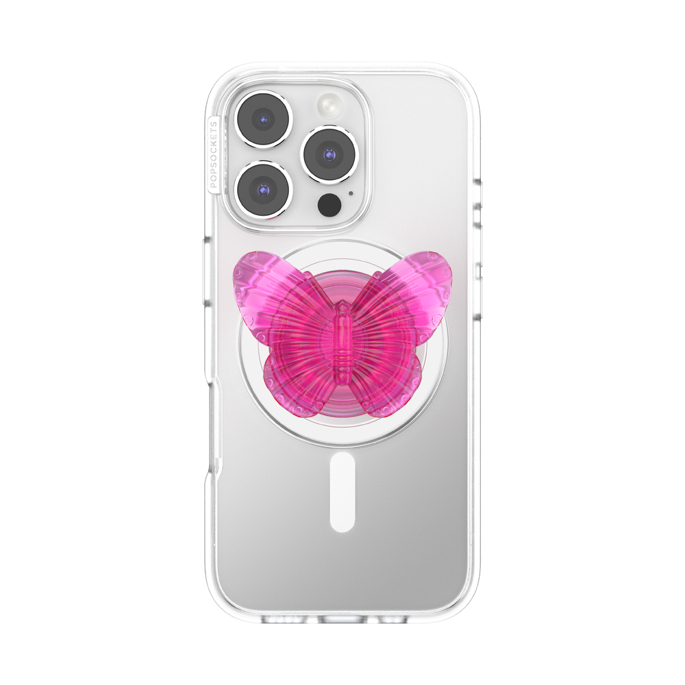 Molded Butterfly Magenta — MagSafe PopGrip - US 51445