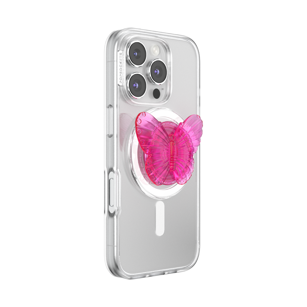 Molded Butterfly Magenta — MagSafe PopGrip - US 28061