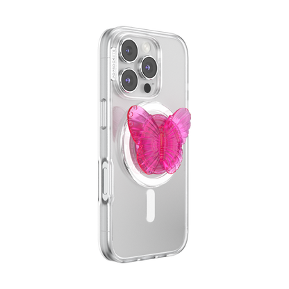 Molded Butterfly Magenta — MagSafe PopGrip - US 28061