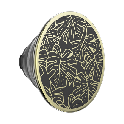 Enamel Monstera Black — PopTop - US 33649