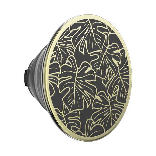 Enamel Monstera Black — PopTop - US 33649