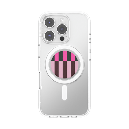 Pop of Pink Stripe — MagSafe PopGrip - US 12797