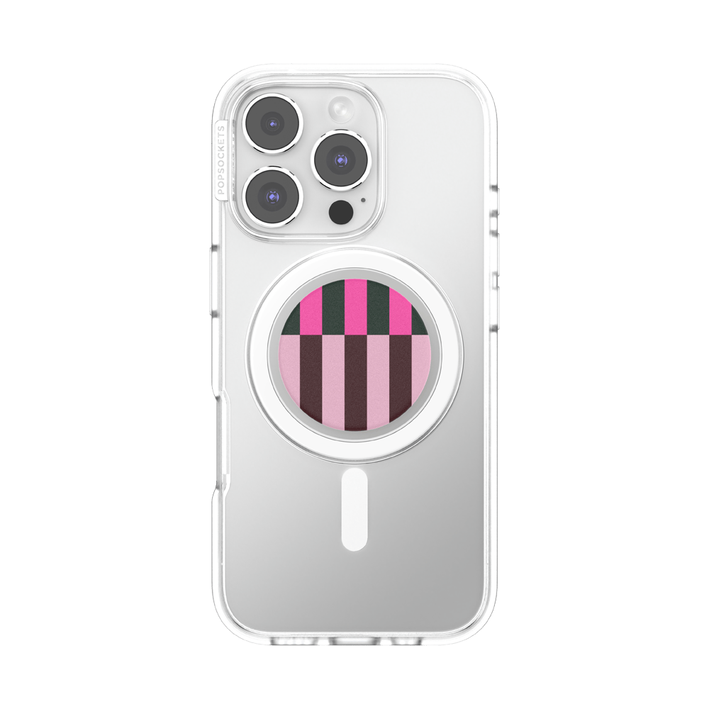 Pop of Pink Stripe — MagSafe PopGrip - US 20785