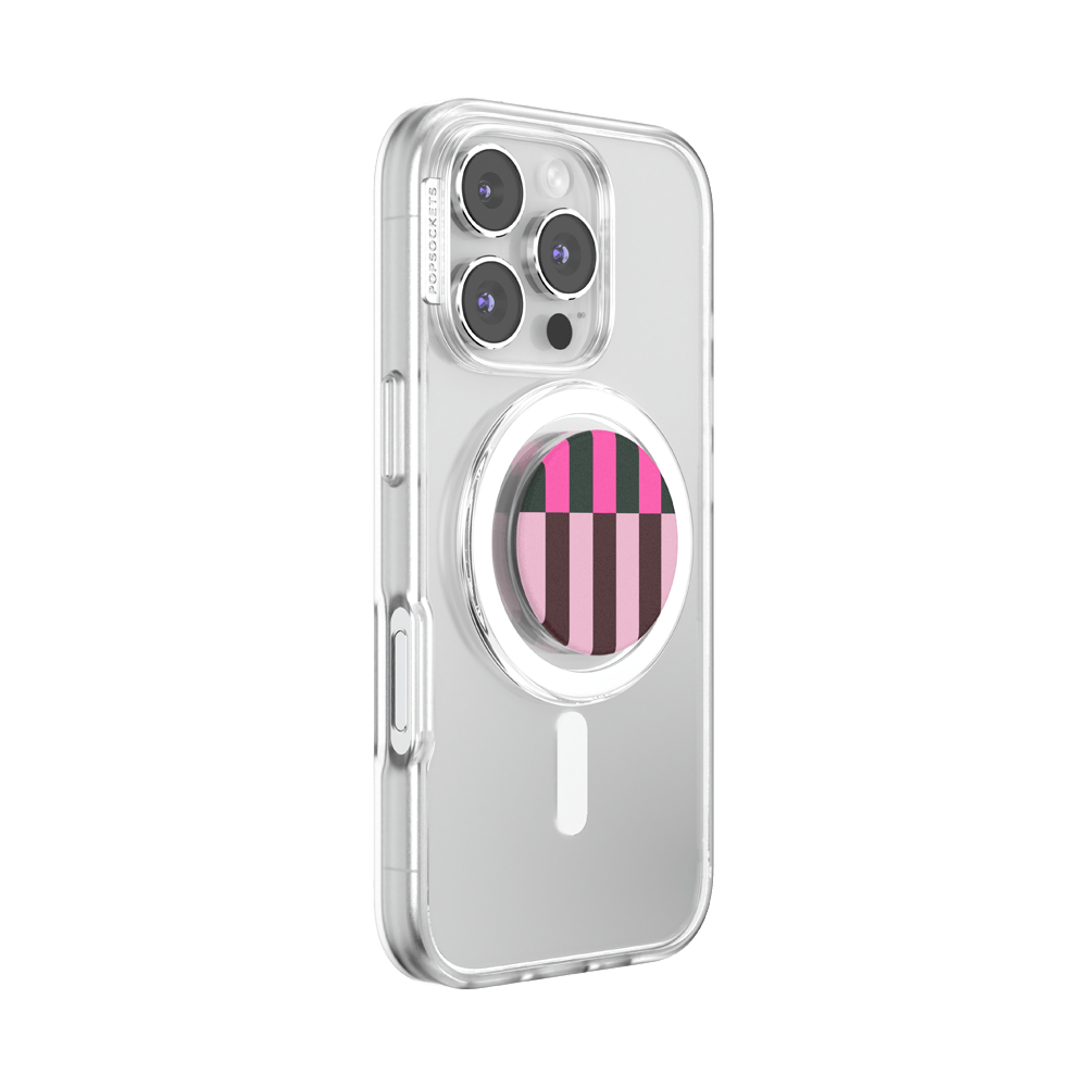 Pop of Pink Stripe — MagSafe PopGrip - US 20785