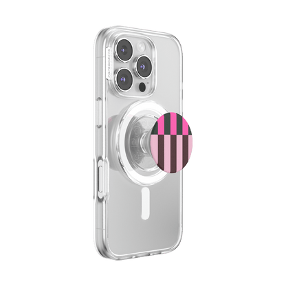 Pop of Pink Stripe — MagSafe PopGrip - US 12797