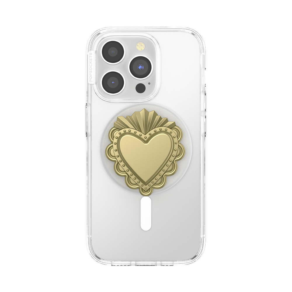 PopOut Sacred Heart Gold — MagSafe PopGrip - US 23396