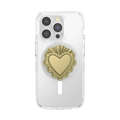 PopOut Sacred Heart Gold — MagSafe PopGrip - US 16465