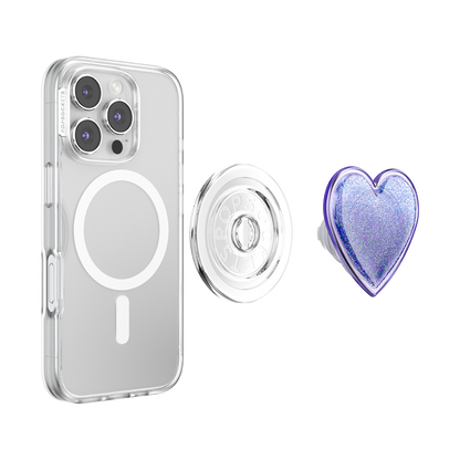 Tidepool Squishy Heart Lavender — MagSafe PopGrip - US 36701