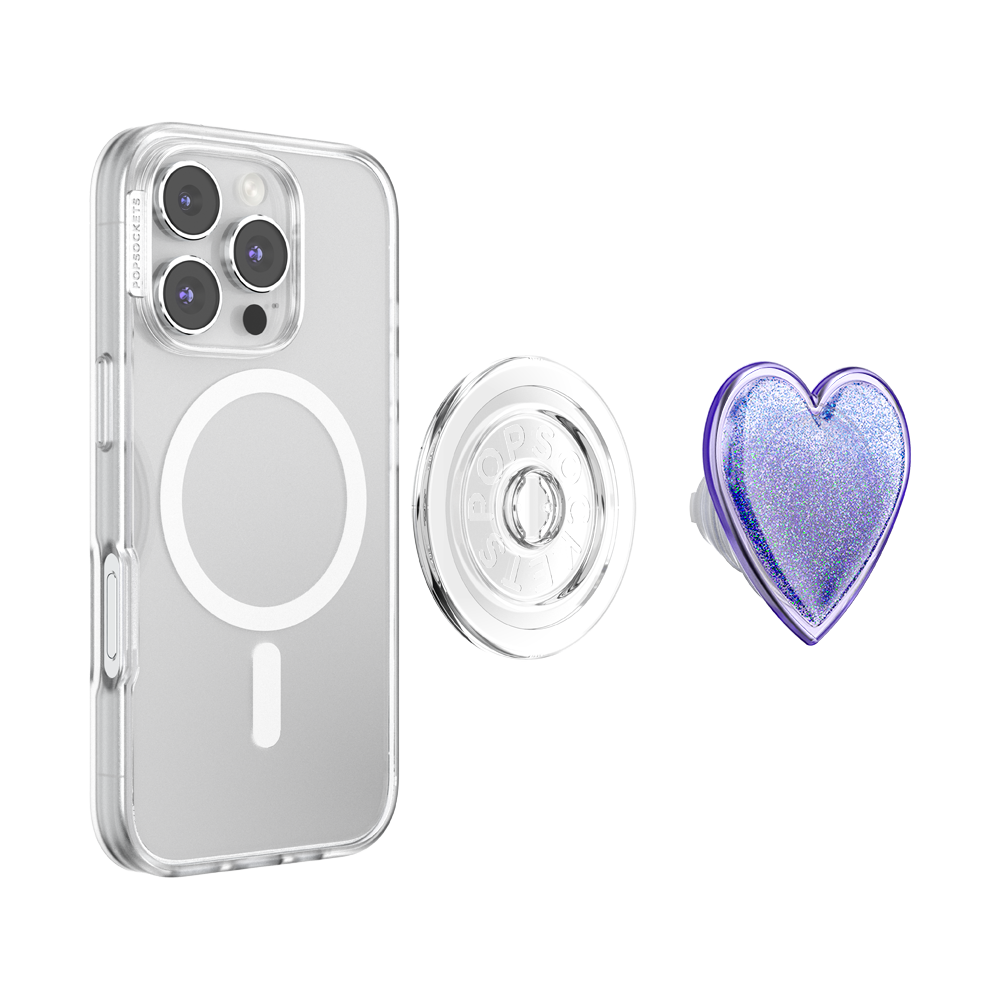 Tidepool Squishy Heart Lavender — MagSafe PopGrip - US 41341