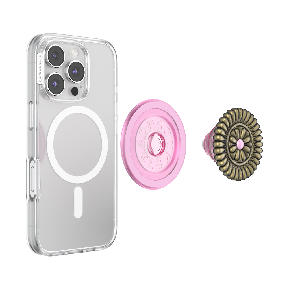 Enamel Stamped Pink — MagSafe PopGrip - US 52465