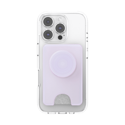 Opalescent White — MagSafe Kick-Out PopWallet+ & Stand - US 08648