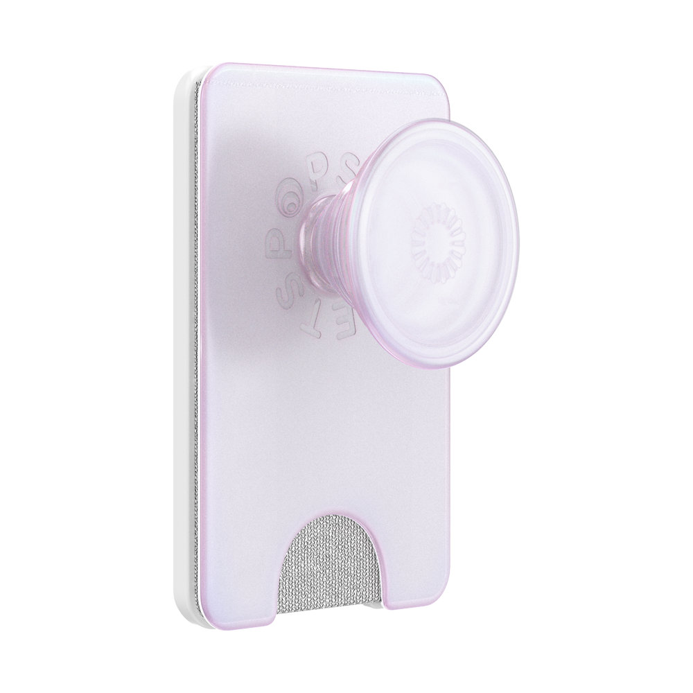 Opalescent White — MagSafe Kick-Out PopWallet+ & Stand - US 02008