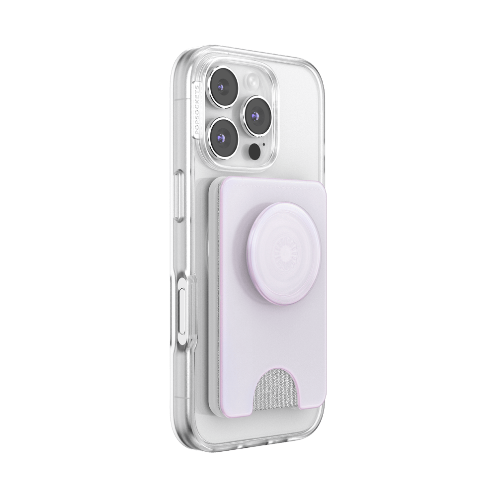 Opalescent White — MagSafe Kick-Out PopWallet+ & Stand - US 07105