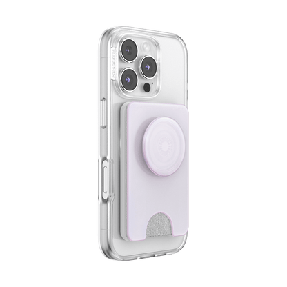 Opalescent White — MagSafe Kick-Out PopWallet+ & Stand - US 08648