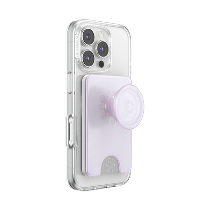 Opalescent White — MagSafe Kick-Out PopWallet+ & Stand - US 07105