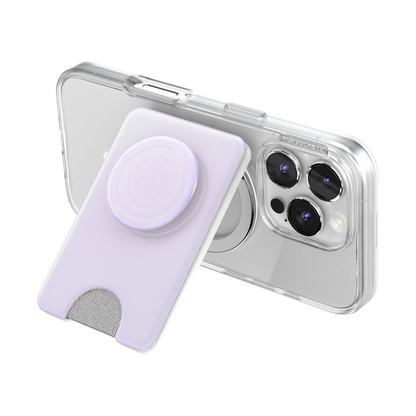 Opalescent White — MagSafe Kick-Out PopWallet+ & Stand - US 08648
