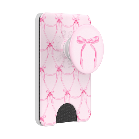 Satin Bow Blush — MagSafe PopWallet+ - US 30061
