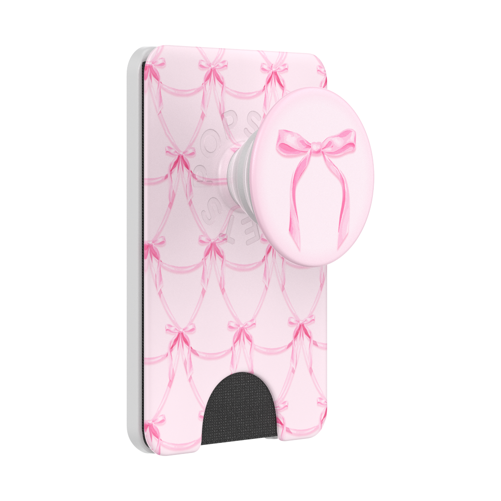Satin Bow Blush — MagSafe PopWallet+ - US 27992