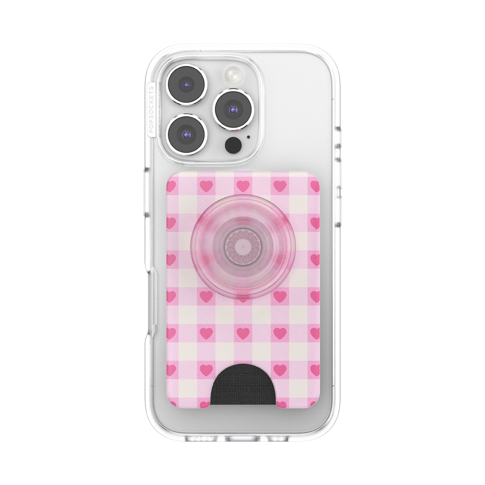 Blush Gingham — MagSafe PopWallet+ - US 09004