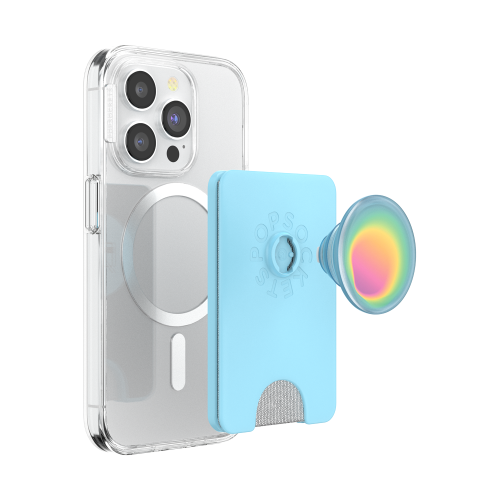 Butterfly Pea Blue Boca Aura — MagSafe PopWallet+ - US 28142