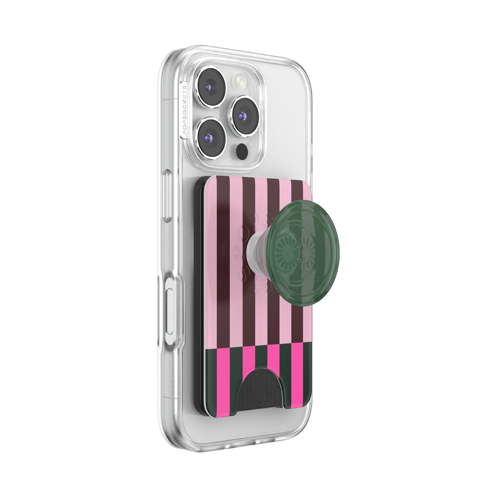 Pop of Pink Stripe — MagSafe PopWallet+ - US 05722