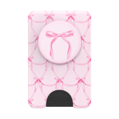 Satin Bow Blush — MagSafe PopWallet+ - US 31512