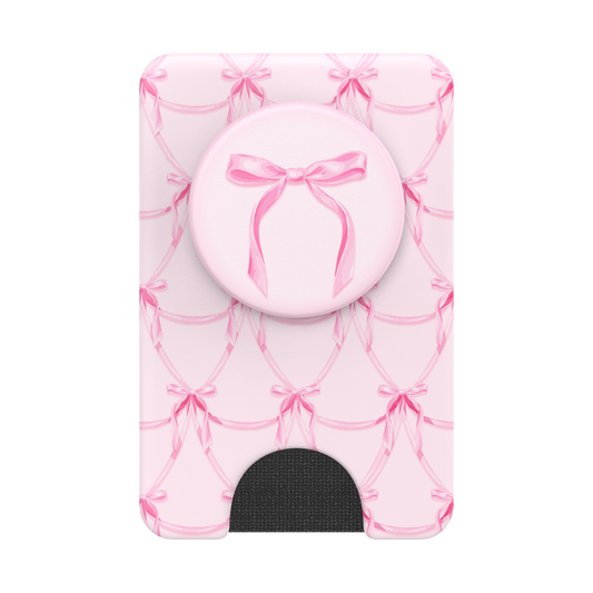 Satin Bow Blush — MagSafe PopWallet+ - US 27992