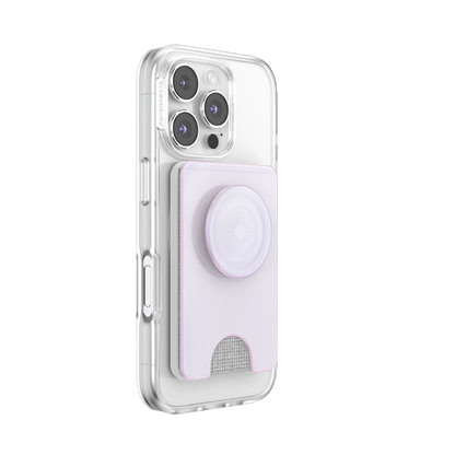 Opalescent White — MagSafe Kick-Out PopWallet+ & Stand - US 51346