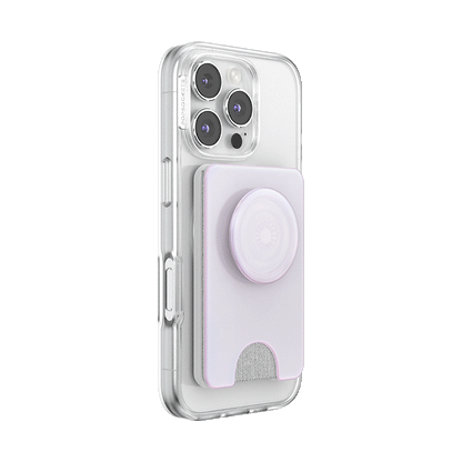 Opalescent White — MagSafe Kick-Out PopWallet+ & Stand - US 51346