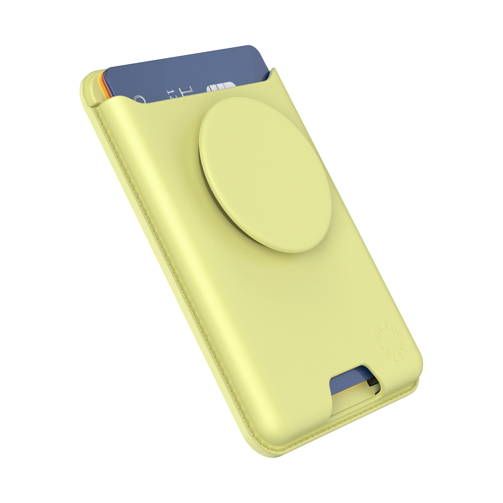 Butter Yellow — Softgoods MagSafe PopWallet+ - US 50051