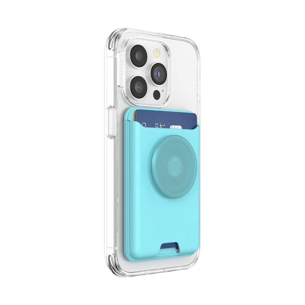 Butterfly Pea Blue — Softgoods MagSafe PopWallet+ - US 09704