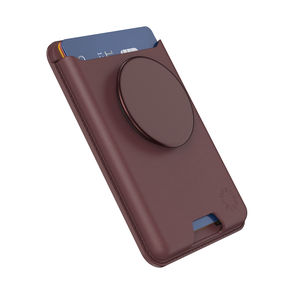 Aluminum Oxblood — Softgoods MagSafe PopWallet+ - US 63926