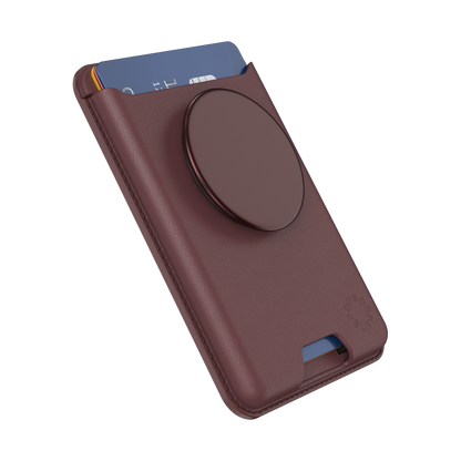 Aluminum Oxblood — Softgoods MagSafe PopWallet+ - US 22666