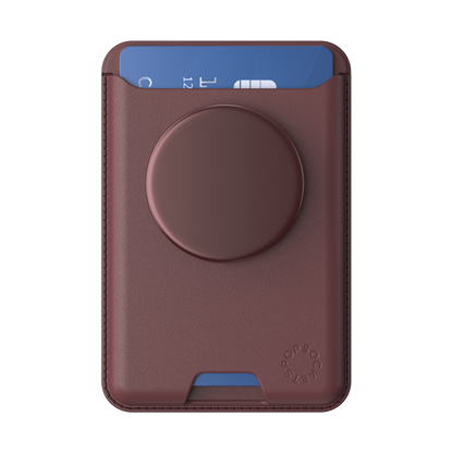 Aluminum Oxblood — Softgoods MagSafe PopWallet+ - US 98368