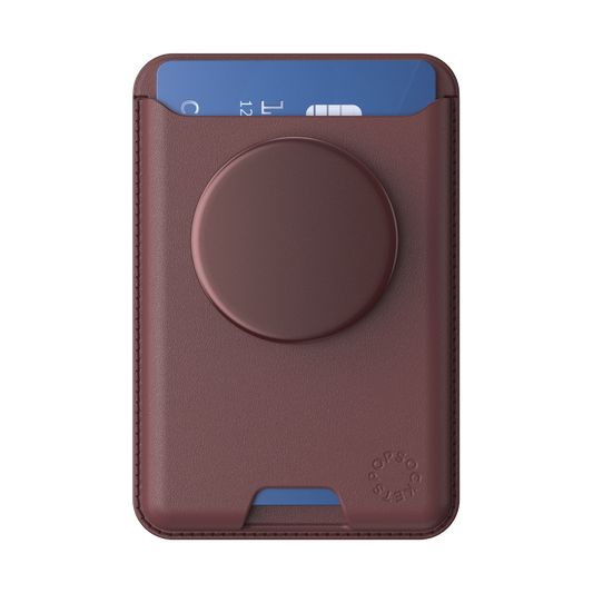 Aluminum Oxblood — Softgoods MagSafe PopWallet+ - US 26782