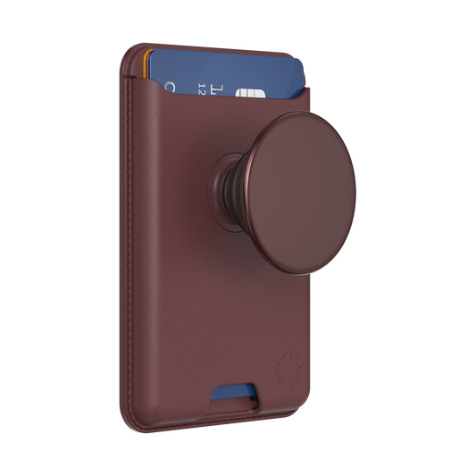 Aluminum Oxblood — Softgoods MagSafe PopWallet+ - US 26782
