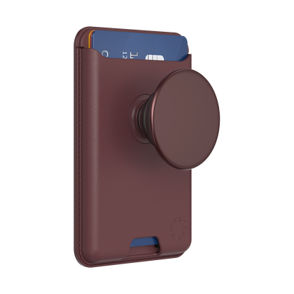 Aluminum Oxblood — Softgoods MagSafe PopWallet+ - US 22666