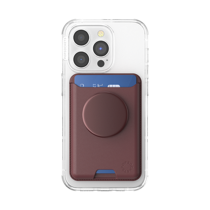 Aluminum Oxblood — Softgoods MagSafe PopWallet+ - US 64350