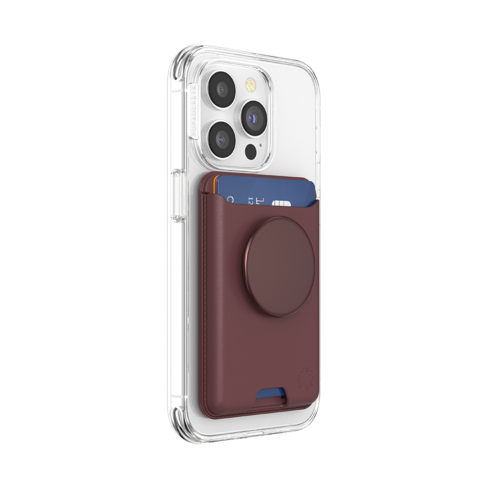Aluminum Oxblood — Softgoods MagSafe PopWallet+ - US 26782
