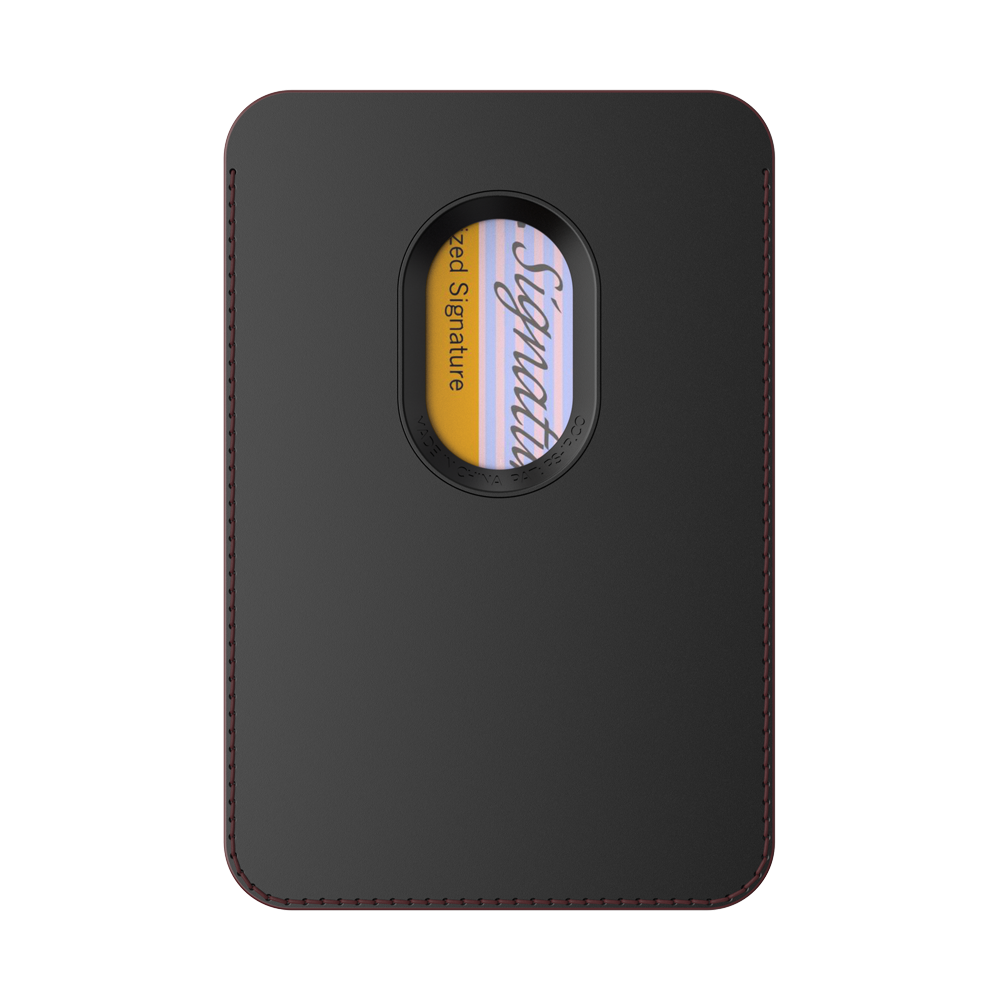 Aluminum Oxblood — Softgoods MagSafe PopWallet+ - US 22666