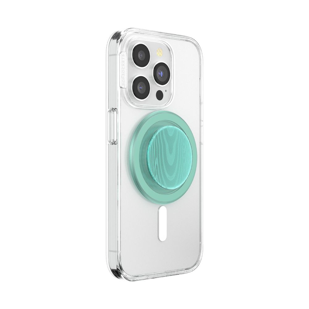 Aluminum Moire Turquoise — MagSafe PopGrip - US 57789